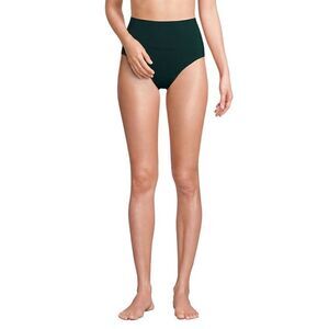 Land's End Plus size chlorine resist high waist swim bottoms deep balsam Various